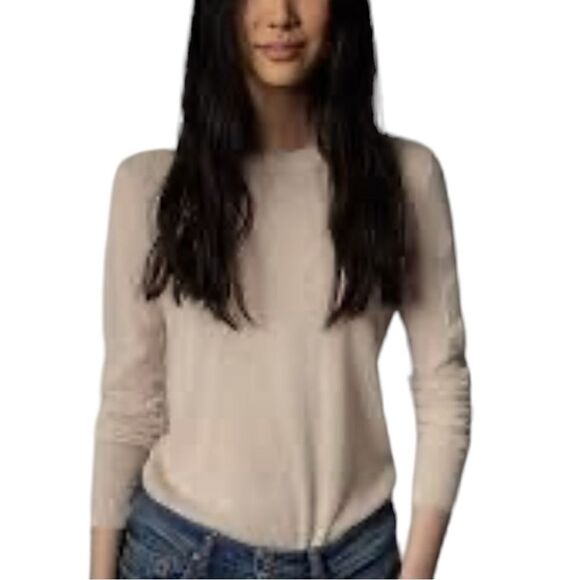 Zadig & Voltaire Miss CP Arrow Cashmere Top - Picture 5 of 13